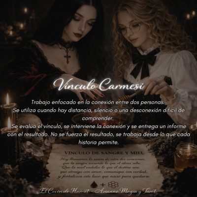 VÍNCULO CARMESÍ - Portafolio arcano